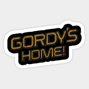 Gordy's Home! - NOPE Sticker